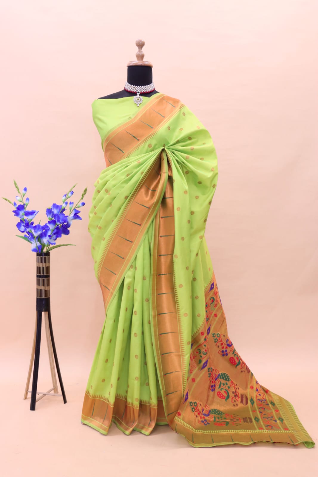 Kunjan Paithani Pure Silk Non Catalog Sarees Catalog